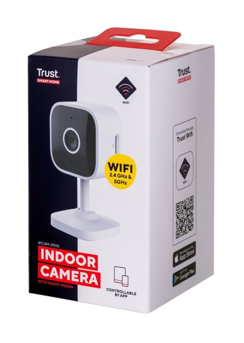 Kamera IP Trust IPCAM-2900 Indoor Wi-Fi White Kamera IP Trust IPCAM-2900 Indoor Wi-Fi White