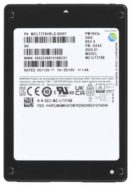 Samsung SemiConductor Dysk SSD Samsung PM1643a 3.84TB 2.5
