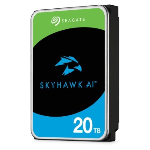Dysk twardy HDD Seagate Skyhawk AI 20TB 3,5" SATA ST20000VE003 Dysk twardy HDD Seagate Skyhawk AI 20TB 3,5" SATA ST20000VE003