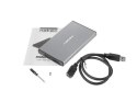 NATEC Obudowa na dysk NATEC Rhino Go NKZ-1281 (2.5"; USB 3.0; Aluminium; kolor szary)
