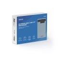 SAVIO SAVIO ZEWNĘTRZNA OBUDOWA NA DYSK HDD/SDD 2,5", USB 3.0, TRANSPARENTNA, AK-66