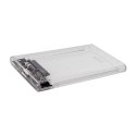 SAVIO SAVIO ZEWNĘTRZNA OBUDOWA NA DYSK HDD/SDD 2,5", USB 3.0, TRANSPARENTNA, AK-66