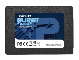 Patriot Memory Dysk SSD PATRIOT BURST ELITE 120GB SATA 3 2.5INCH