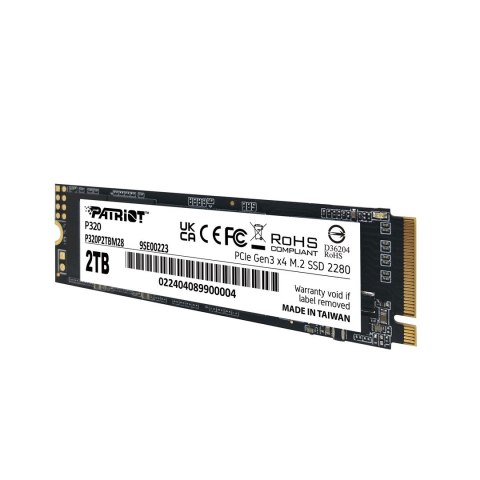Patriot Viper SSD P320 M.2 PCI-Ex4 NVMe 2TB 3GB/s Patriot Viper SSD P320 M.2 PCI-Ex4 NVMe 2TB 3GB/s