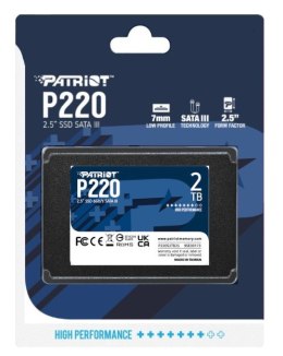 Patriot Memory SSD PATRIOT P220 2TB SATA3 2,5