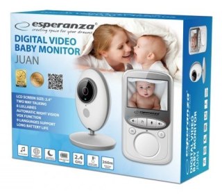ESPERANZA NIANIA ELEKTRONICZNA Z WYŚWIETLACZEM LCD 2.4" JUAN EHM003 (WYPRZEDAŻ)