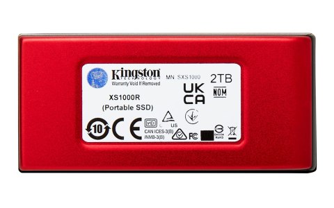KINGSTON DYSK SSD 2000G PORTABLE XS1000R RED KINGSTON DYSK SSD 2000G PORTABLE XS1000R RED