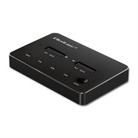 QOLTEC STACJA DOKUJĄCA DYSKÓW 2X SSD M.2 SATA | NGFF | USB TYP C QOLTEC STACJA DOKUJĄCA DYSKÓW 2X SSD M.2 SATA | NGFF | USB TYP C