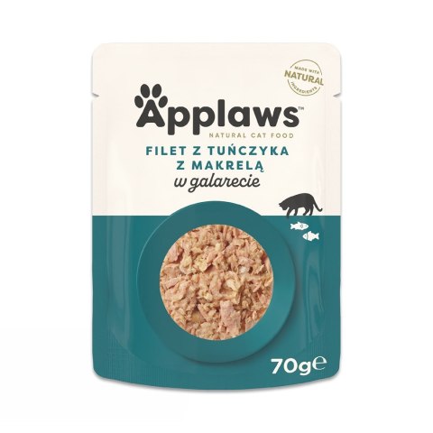 Applaws Cat Pouch Jelly Tuna Fillet w Mackerel 70g Applaws Cat Pouch Jelly Tuna Fillet w Mackerel 70g