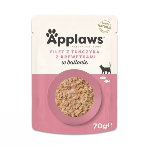 Applaws Cat Pouch Tuna Fillet with Pacific Prawn 70g Applaws Cat Pouch Tuna Fillet with Pacific Prawn 70g