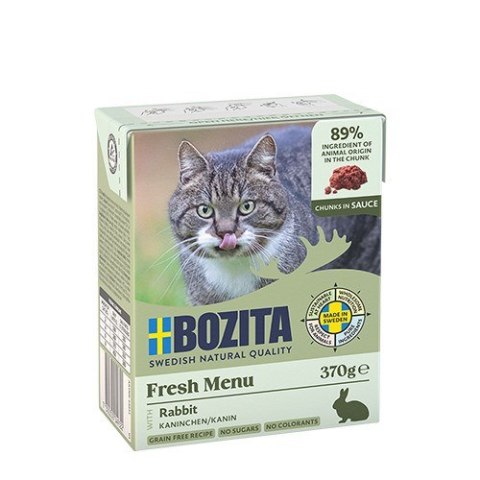 BOZITA Mięsne kawałki z królikiem w sosie 370g BOZITA Mięsne kawałki z królikiem w sosie 370g