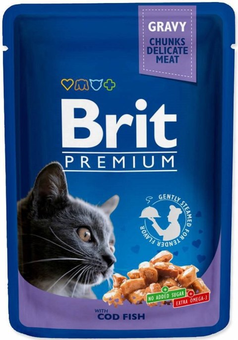 BRIT Cat Pouches Family Plate - mokra karma dla kota - 12 x 100g BRIT Cat Pouches Family Plate - mokra karma dla kota - 12 x 100g