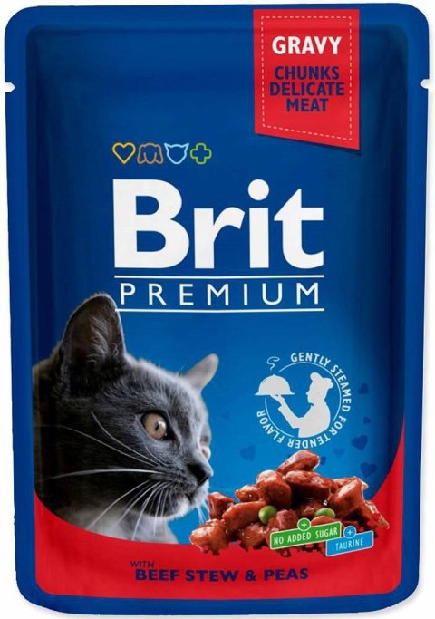 BRIT Cat Pouches Family Plate - mokra karma dla kota - 12 x 100g BRIT Cat Pouches Family Plate - mokra karma dla kota - 12 x 100g