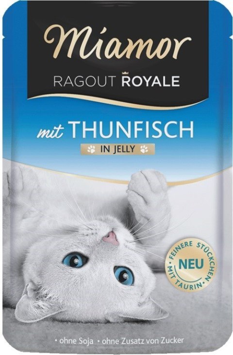 MIAMOR Ragout Royal Tuńczyk w żelu 100g dla kota MIAMOR Ragout Royal Tuńczyk w żelu 100g dla kota