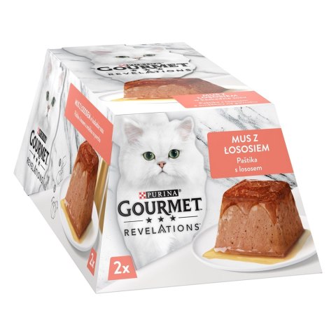 PURINA Gourmet Revelations Łosoś - mokra karma dla kota - 2x57 g PURINA Gourmet Revelations Łosoś - mokra karma dla kota - 2x57 g
