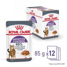 Royal Canin ROYAL CANIN FCN Appetite Control w sosie - mokra karma dla kota dorosłego - 12x85g