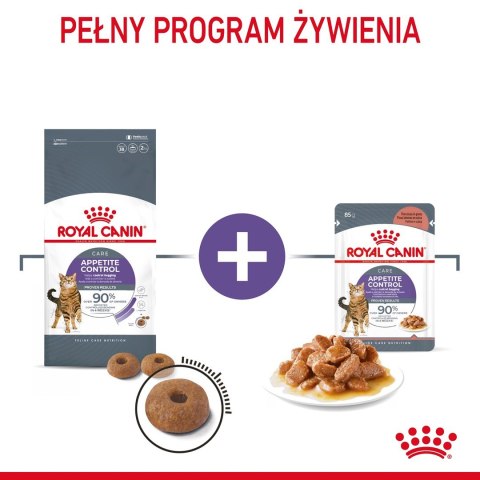 ROYAL CANIN FCN Appetite Control w sosie - mokra karma dla kota dorosłego - 12x85g ROYAL CANIN FCN Appetite Control w sosie - mokra karma dla kota dorosłego - 12x85g
