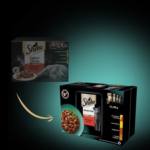 SHEBA Selection in Sauce Soczyste Smaki SHEBA Selection in Sauce Soczyste Smaki
