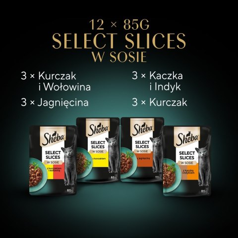 SHEBA Selection in Sauce Soczyste Smaki SHEBA Selection in Sauce Soczyste Smaki