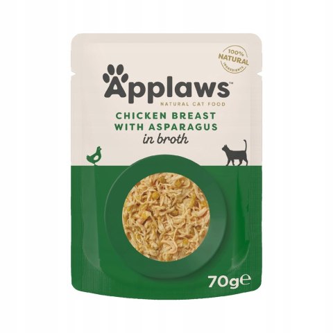 APPLAWS CAT Kurczak i szparagi w rosole 70g APPLAWS CAT Kurczak i szparagi w rosole 70g