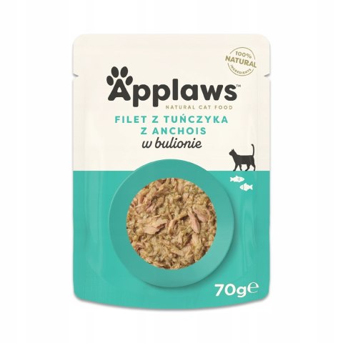 APPLAWS CAT Tuńczyk Anchois, wodorosty w rosole 70g APPLAWS CAT Tuńczyk Anchois, wodorosty w rosole 70g