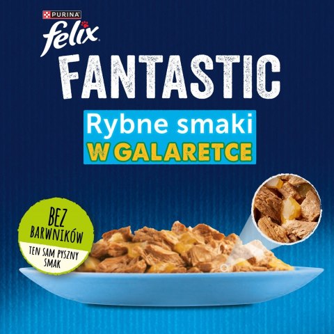 FELIX Fantastic Ryba - mokra karma dla kota - 12x85g FELIX Fantastic Ryba - mokra karma dla kota - 12x85g