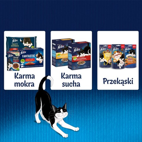FELIX Sensations indyk, makrela, jagnięcina - mokra karma dla kota - 12x 85g FELIX Sensations indyk, makrela, jagnięcina - mokra karma dla kota - 12x 85g