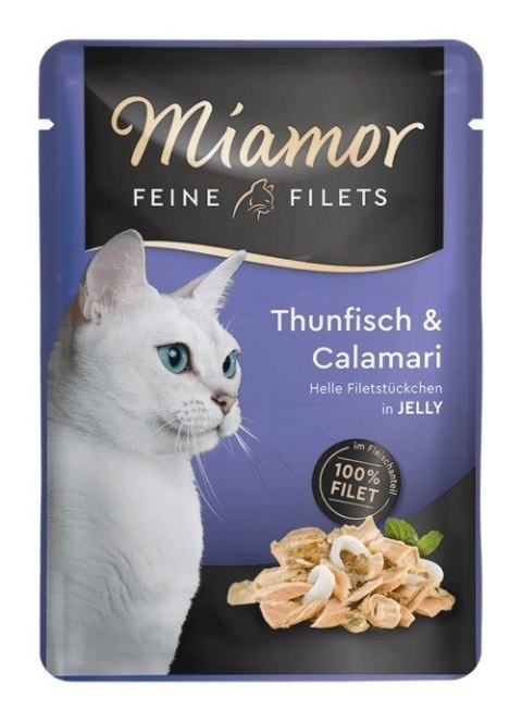 MIAMOR Feine Filets tuńczyk z kalmarami - saszetka 100g MIAMOR Feine Filets tuńczyk z kalmarami - saszetka 100g
