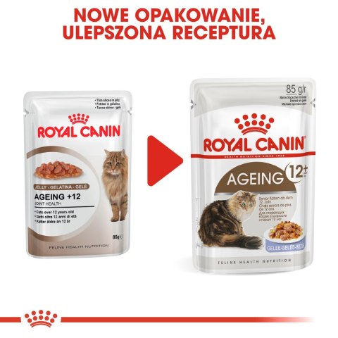ROYAL CANIN FHN Ageing 12+ w galaretce - mokra karma dla kota starszego - 12x85g ROYAL CANIN FHN Ageing 12+ w galaretce - mokra karma dla kota starszego - 12x85g