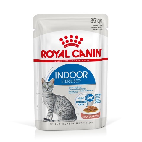 ROYAL CANIN FHN Indoor w sosie - mokra karma dla kota dorosłego - 12x85g ROYAL CANIN FHN Indoor w sosie - mokra karma dla kota dorosłego - 12x85g