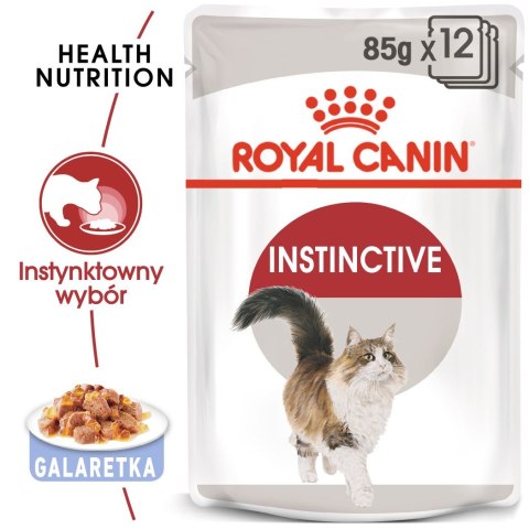 ROYAL CANIN FHN Instinctive w galaretce - mokra karma dla kota dorosłego - 12x85g ROYAL CANIN FHN Instinctive w galaretce - mokra karma dla kota dorosłego - 12x85g