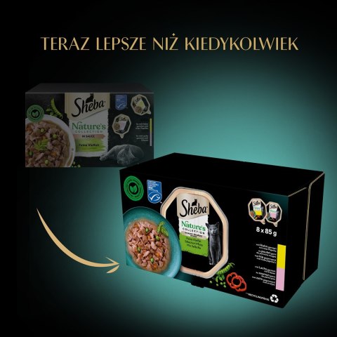 SHEBA Nature's collection mix smaków dla kota8x85g SHEBA Nature's collection mix smaków dla kota8x85g
