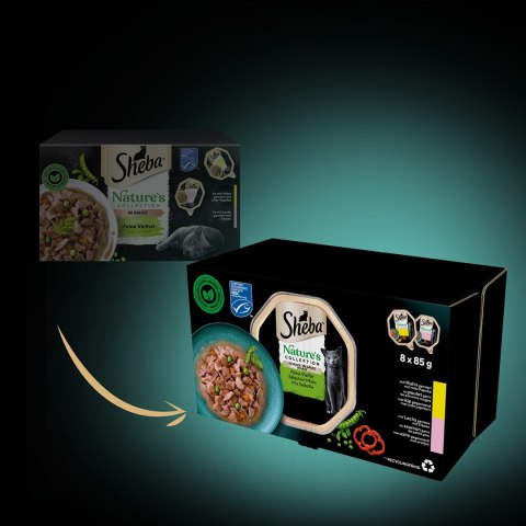 SHEBA Nature's collection mix smaków dla kota8x85g SHEBA Nature's collection mix smaków dla kota8x85g