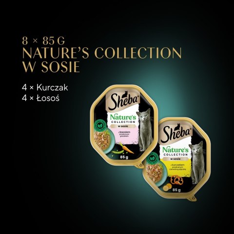 SHEBA Nature's collection mix smaków dla kota8x85g SHEBA Nature's collection mix smaków dla kota8x85g