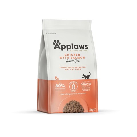 APPLAWS CAT Kurczak i Łosoś - karma dla kotów z wysoką zawartością mięsa - 2kg APPLAWS CAT Kurczak i Łosoś - karma dla kotów z wysoką zawartością mięsa - 2kg