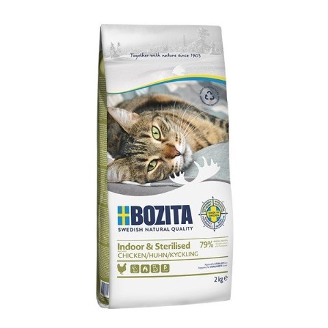 BOZITA Indoor & Sterilised Chicken - sucha karma dla kotów wysterylizowanych - 2kg BOZITA Indoor & Sterilised Chicken - sucha karma dla kotów wysterylizowanych - 2kg