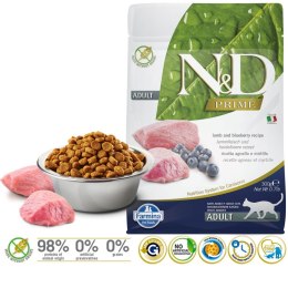Farmina FARMINA N&D Prime Cat Lamb and Blueberry Adult - sucha karma dla kota - 300 g