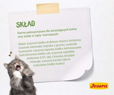 JOSERA Kitten grainfree - sucha karma dla kota - 400g JOSERA Kitten grainfree - sucha karma dla kota - 400g