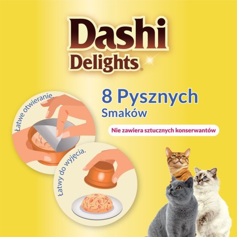 INABA DASHI DELIGHTS Kurczak Przegrzebki 70g bulion dla kota INABA DASHI DELIGHTS Kurczak Przegrzebki 70g bulion dla kota