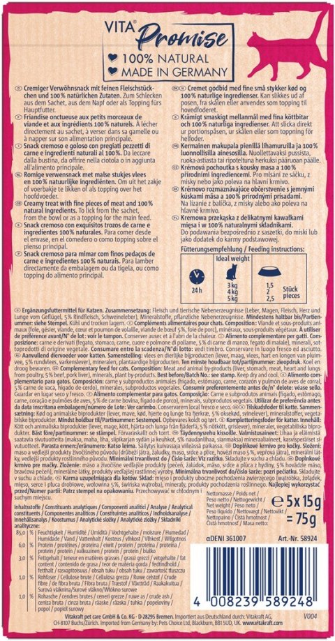 VITAKRAFT VITA NATURALS Liquid wołowina 5x15g VITAKRAFT VITA NATURALS Liquid wołowina 5x15g