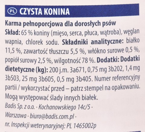 ANIMONDA GranCarno Single Protein konina - mokra karma dla psa - 800g ANIMONDA GranCarno Single Protein konina - mokra karma dla psa - 800g