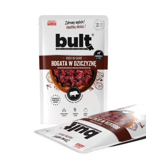 BULT mielonka bogata w dziczyznę saszetka dla psa 100g BULT mielonka bogata w dziczyznę saszetka dla psa 100g