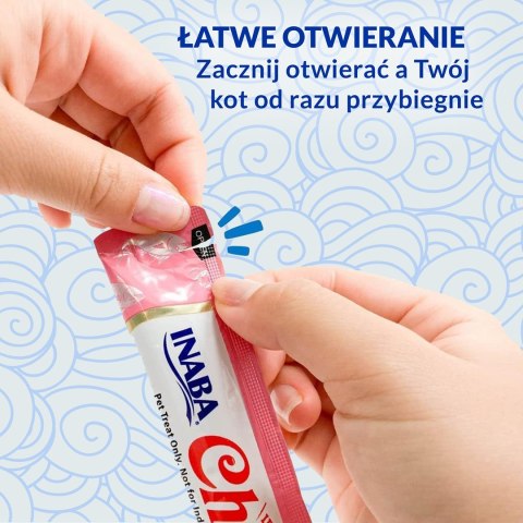 Przysmak CHURU Tuńczyk z łososiem dla kota 4x14g Przysmak CHURU Tuńczyk z łososiem dla kota 4x14g