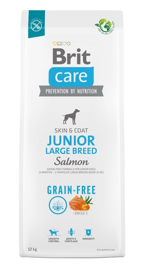 BRIT Care Grain-Free Junior Large Breed Salmon - sucha karma dla psa - 12 kg BRIT Care Grain-Free Junior Large Breed Salmon - sucha karma dla psa - 12 kg