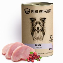 PAKA ZWIERZAKA Paka Zwierzaka Indyk i żurawina 400g