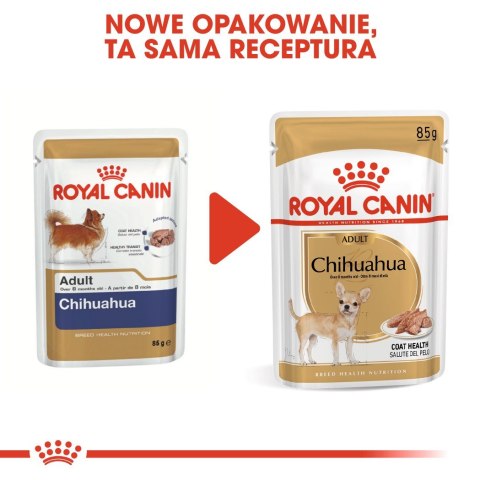 ROYAL CANIN BHN Chihuahua Adult - mokra karma dla psa dorosłego - 12x85g ROYAL CANIN BHN Chihuahua Adult - mokra karma dla psa dorosłego - 12x85g