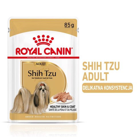 ROYAL CANIN BHN Shih Tzu Adult w formie pasztetu - mokra karma dla psa dorosłego - 12x85g ROYAL CANIN BHN Shih Tzu Adult w formie pasztetu - mokra karma dla psa dorosłego - 12x85g
