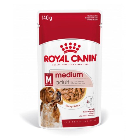 ROYAL CANIN SHN Medium Adult w sosie - mokra karma dla psa dorosłego - 10x140 g ROYAL CANIN SHN Medium Adult w sosie - mokra karma dla psa dorosłego - 10x140 g