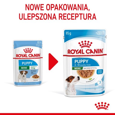 ROYAL CANIN SHN Mini Puppy w sosie - mokra karma dla szczeniąt - 12X85 g ROYAL CANIN SHN Mini Puppy w sosie - mokra karma dla szczeniąt - 12X85 g