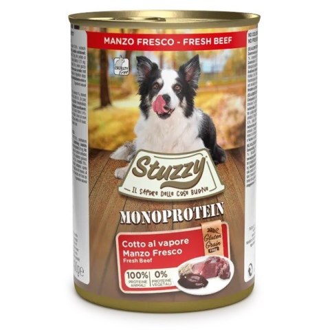 STUZZY dla psów Monoprotein Wołowe 400g STUZZY dla psów Monoprotein Wołowe 400g